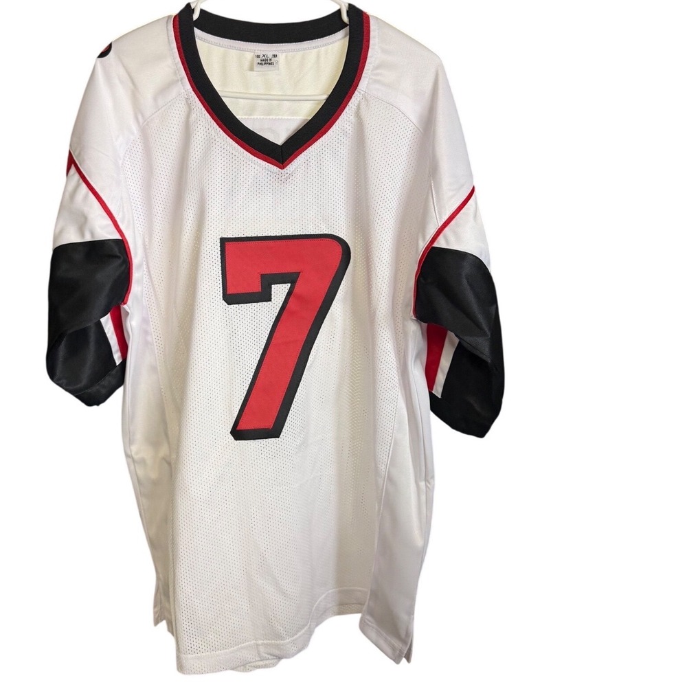 Michael Vick Signed Atlanta Falcons Jersey Beckett Witnessed Auth XL White 7